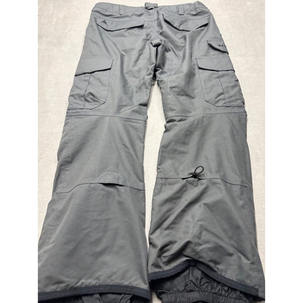 Burton Living Lining Gray Cargo Snowboard Pants Mens Large Ski Outdoor CA 26902 - Picture 7 of 8